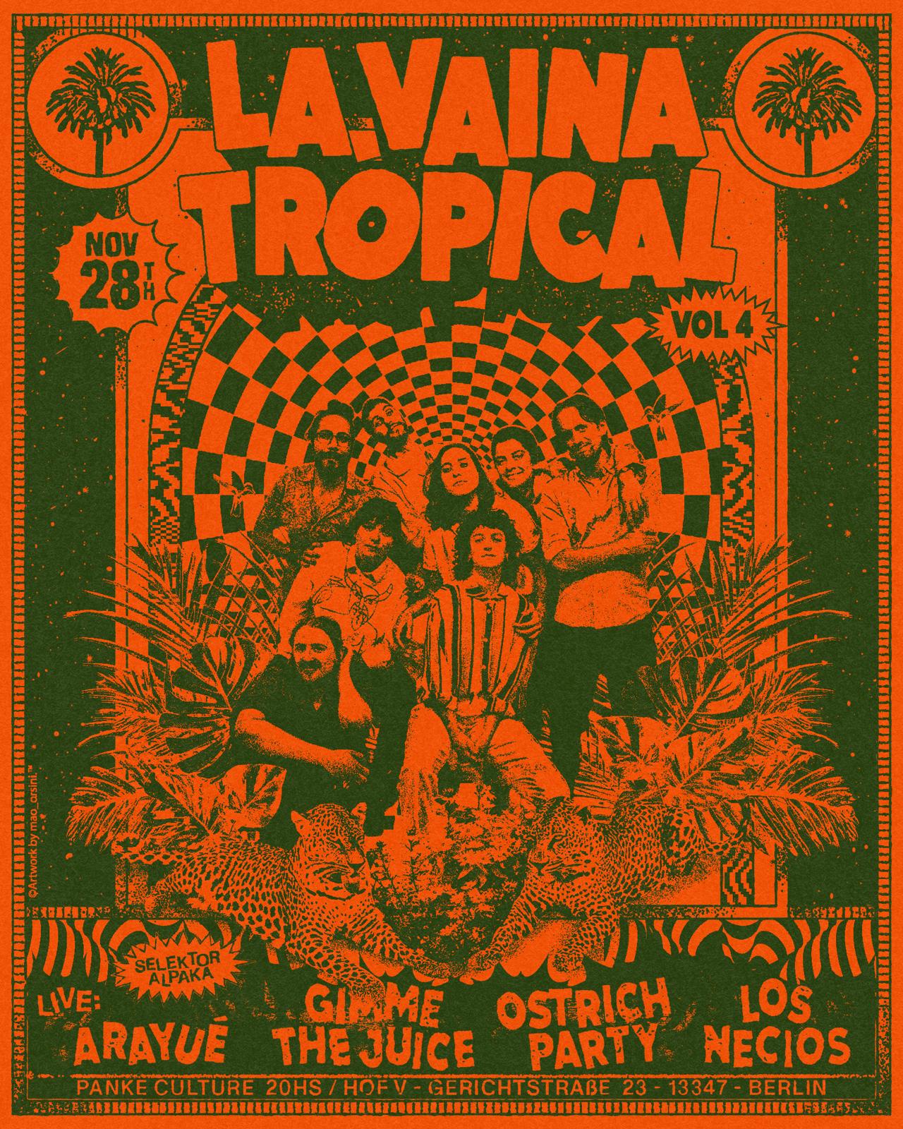 La Vaina Tropical Vol. IV Flyer